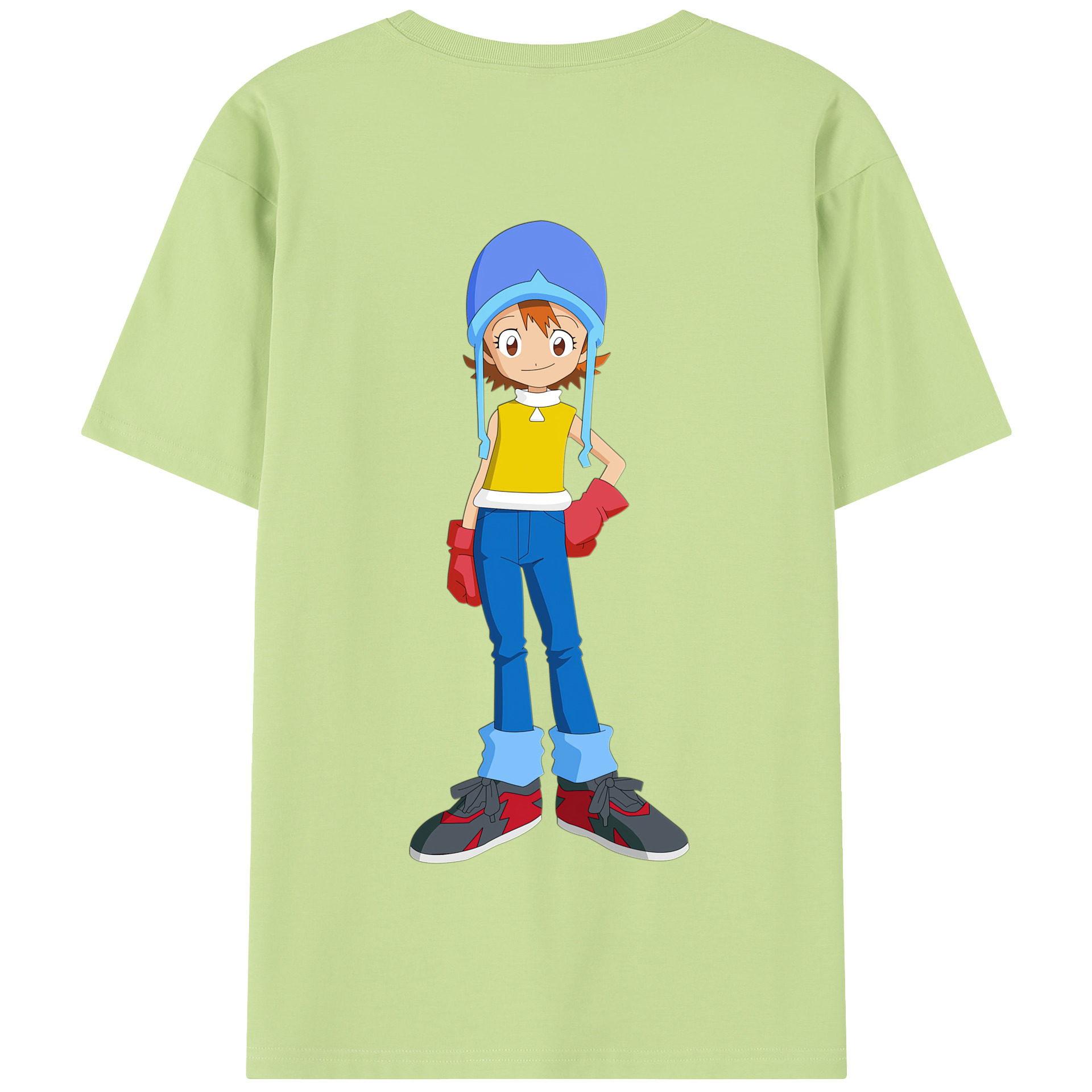 （画像用） Digimon デジタルモンスター/デジモン 綿100％半袖Tシャツ（背面プリント）